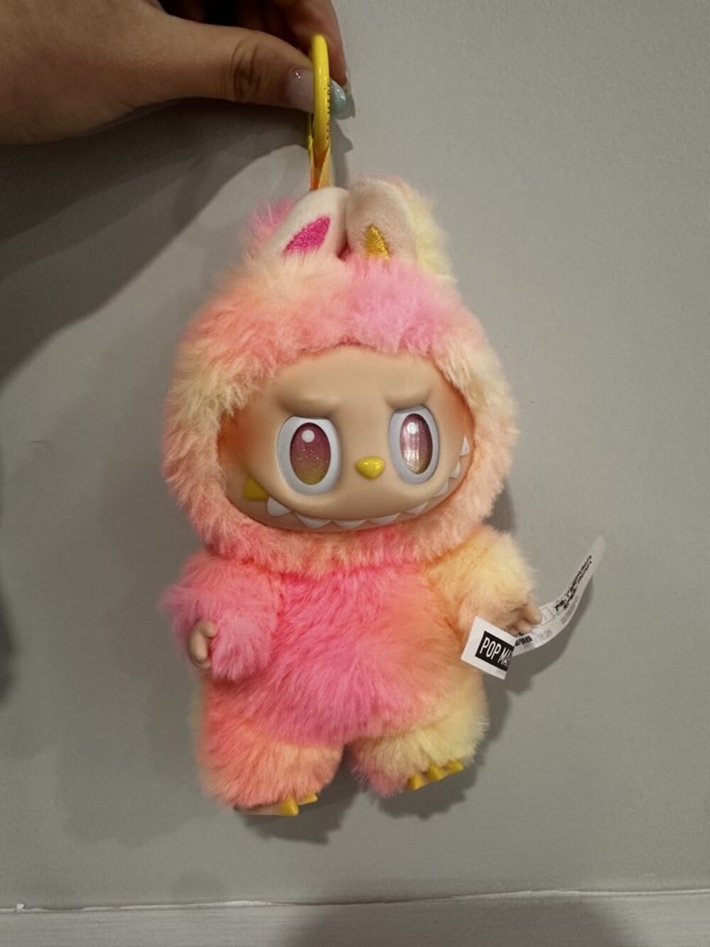 Pop Mart Labubu Plush Keychain - Pink